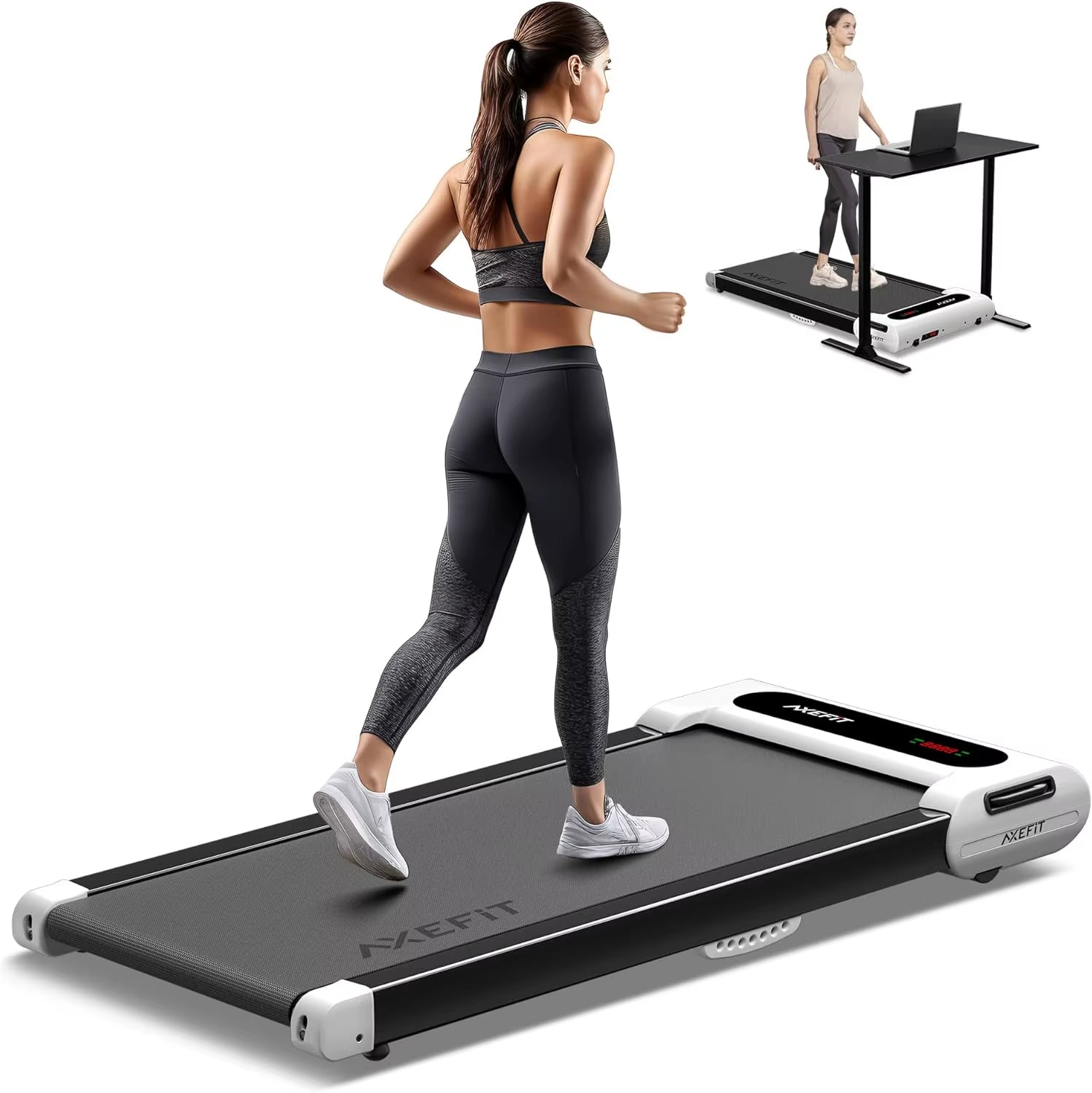 "SlimStride Walking Pad: Compact, Quiet, and Built for Productivity & Fitness!"